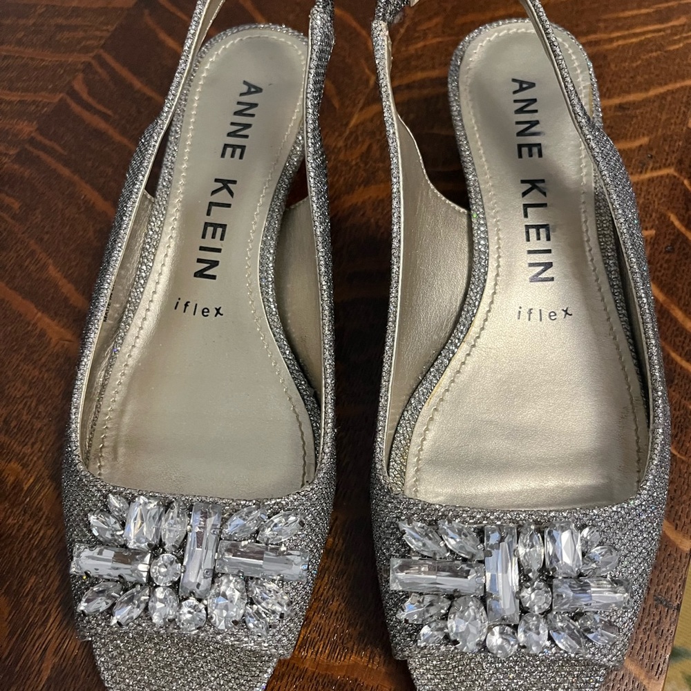 Anne Klein Silver Shoes